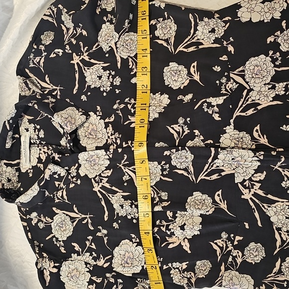 Zara Black and White Floral Maxi Dress - Picture 7 of 14